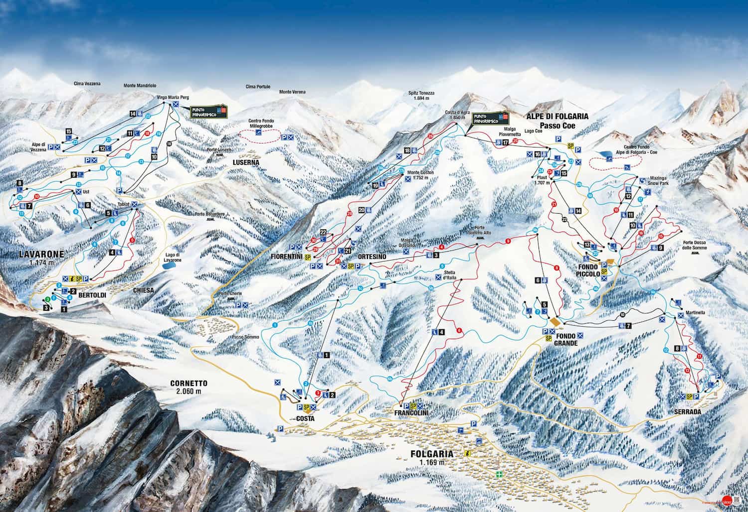 Sci, Skipass e Noleggio a Malga Millegrobbe | Vicino a Lavarone